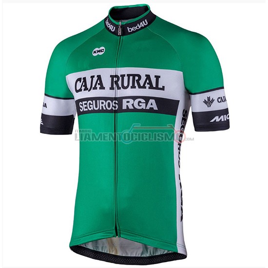 Abbigliamento Ciclismo Caja Rural Manica Corta 2018 Verde